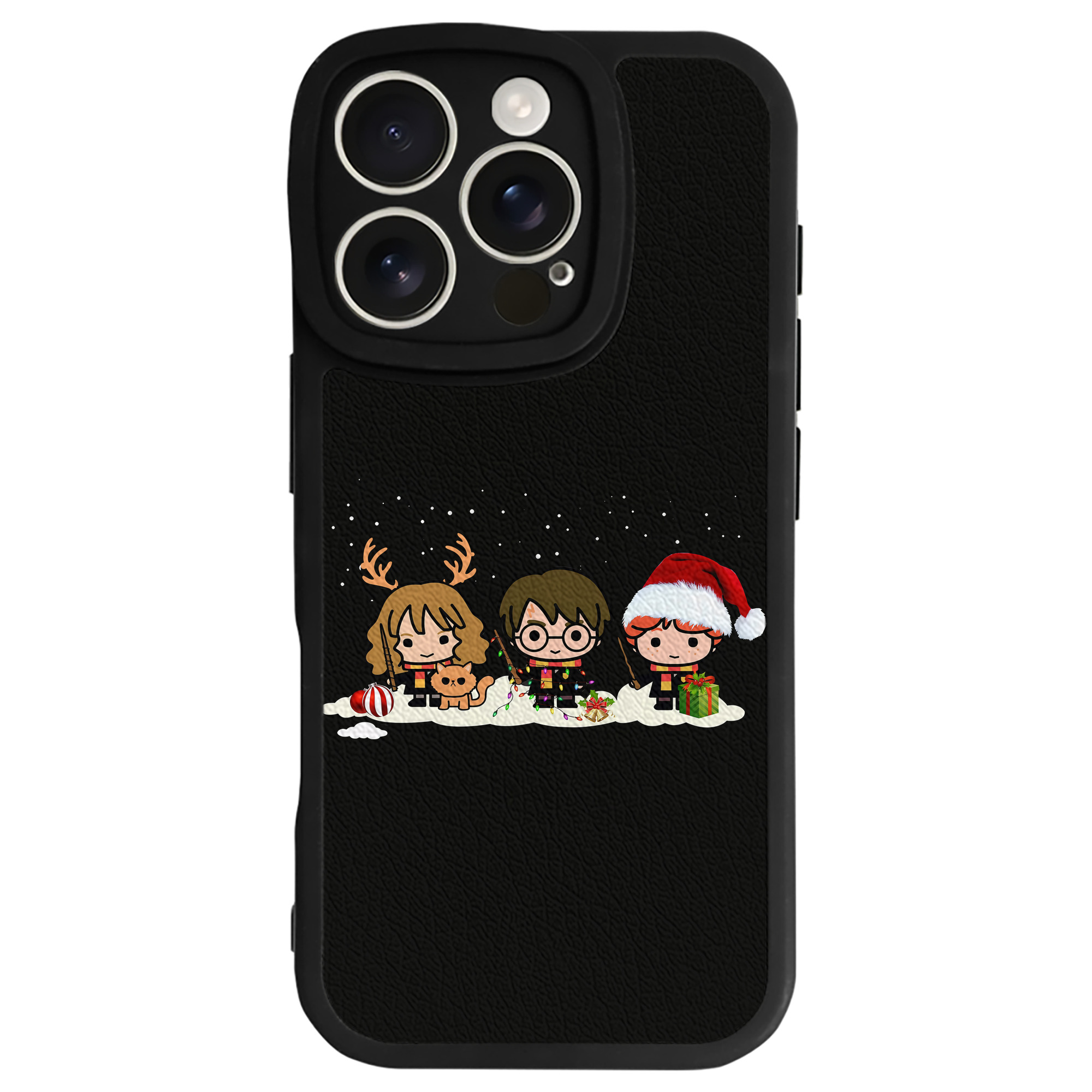（画像用） Harry Potter ハリー・ポッターシリーズ 【iPhone 16シリーズ対応】シリコンスマホケース（レザー調） 材質：シリコン